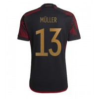 Njemačka Thomas Muller #13 Gostujuci Dres SP 2022 Kratak Rukav